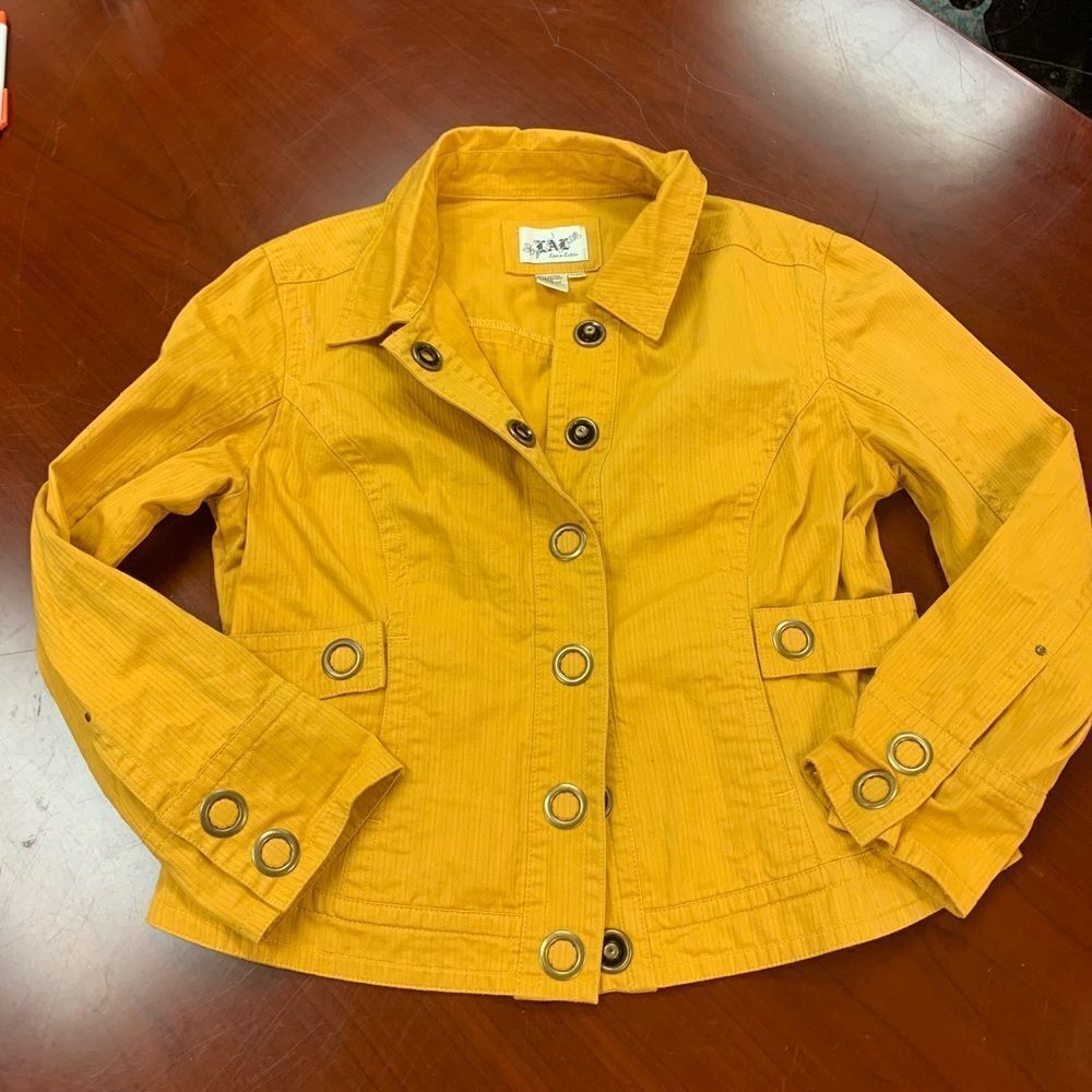 LAL Live A Little Mustard Grommet Jacket XLP